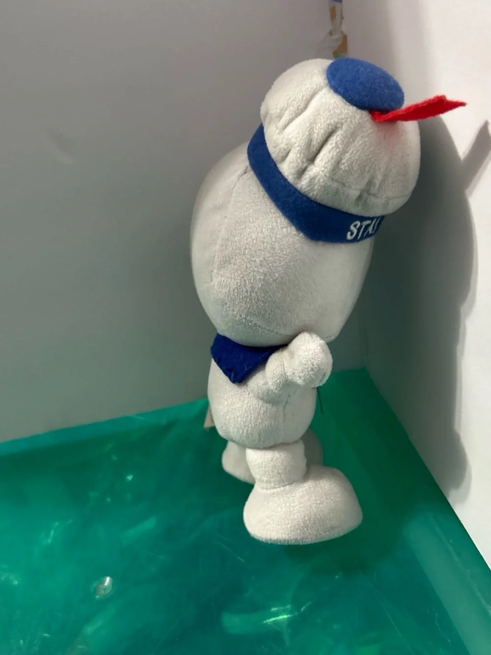 Underground White Sailor Plush with Blue Collar and Red Accent